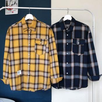 Autumn Lazy Coat Korean Style Long Sleeve Shirt For Men