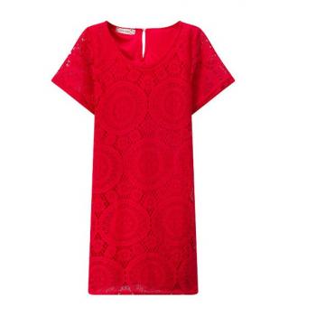 Big Skirt Lace Hollow Spring And Summer Dress