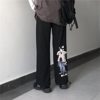 Casual Couples Handsome Japanese Style Boy Work Pants