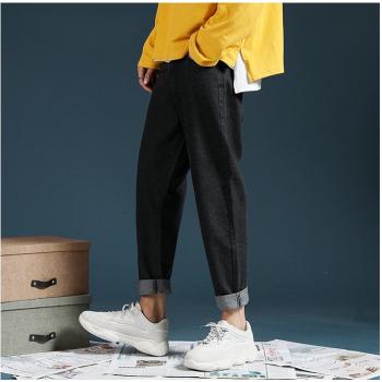 Casual Wide Leg Pants Korean Style Pants For Men