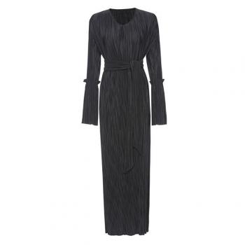 Crimp Robe Fashion Dress