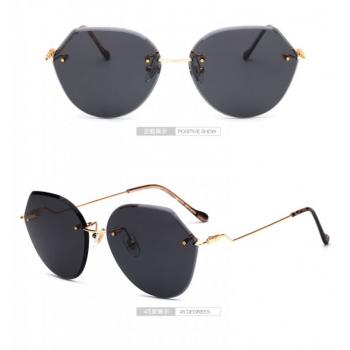 Diamond Not Frame Personality Sunglasses For Men