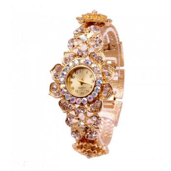 European Style Rhinestone Female Watch Geneva Bracelet Watch