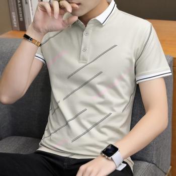 Fashion Lapel T-Shirt Short Sleeve Summer Shirts For Men