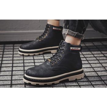 Fashion Locomotive Boots Zip Martin Boots For Men
