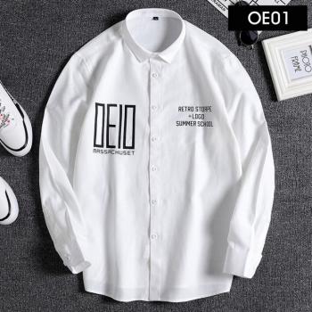 Fashion Long Sleeve Casual Pure Printing Shirt