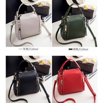 Fashion Messenger Bucket Bag Zip Packet For Women