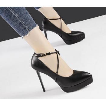 Fine-Root Sexy High-Heeled Shoes Pointed Slim Sandals