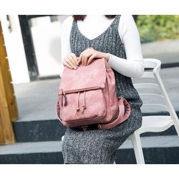High Capacity Simple Backpack Buff Backpack For Women
