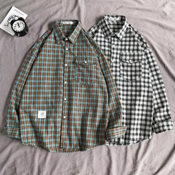 Korean Style Japanese Style Long Sleeve Coat Lazy Autumn Shirt