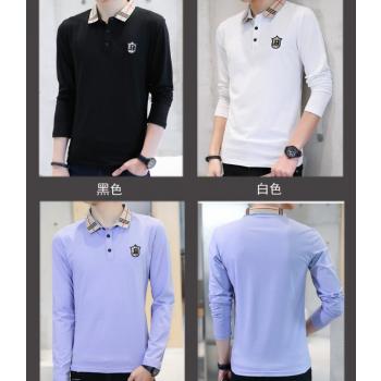 Lapel Shirt Collar Bottoming Shirt Fashion T-Shirt