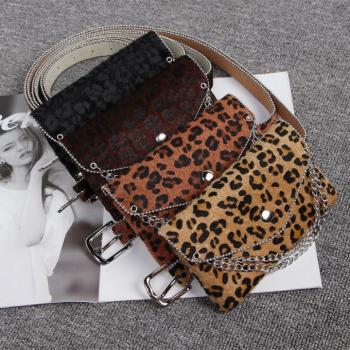 Leopard Fashion Leisure Package Chain Phone Package For Women