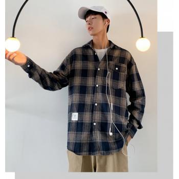 Long Sleeve Korean Style Shirt Japanese Style Coat For Men