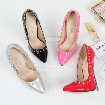 Metal High-Heeled Stilettos Nightclub Shoes