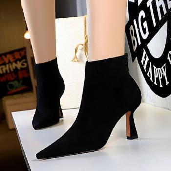 Nightclub Ankle Boots Pointed Short Boots