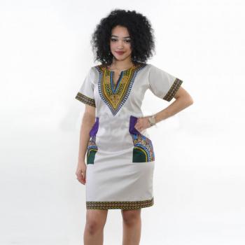 Package Hip High Elastic National Style Sexy Dress