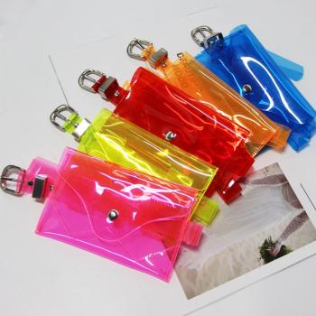Personality Thin Belt Belt Transparent Waist-Bag
