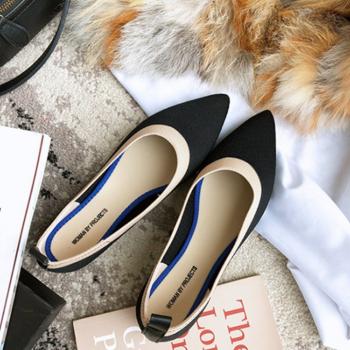 Pregnant Woman Pointed Korean Style Nurse Low Shoes