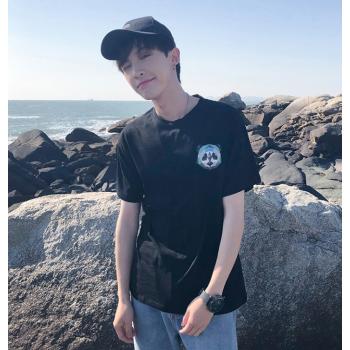 Pure Cotton Youth Sweater Korean Style T-Shirt For Men