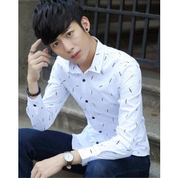 Pure Fashion Long Sleeve Thick Handsome Thermal Shirt
