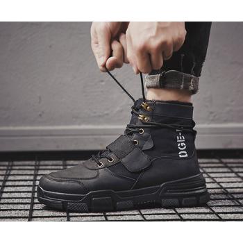 Retro High-Heeled Martin Boots Thermal Boots For Men