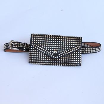 Rivet Decoration Belt Casual Waist-Bag For Women