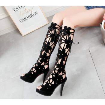 Sexy European Style Sandals Fish Mouth Catwalk Summer Boots