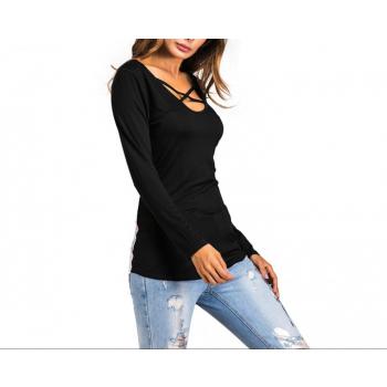 Sexy Nightclub European Style Digital Cross T-Shirt