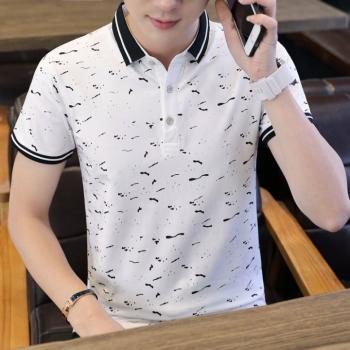 Shirt Collar Summer T-Shirt Led Shirts For Men