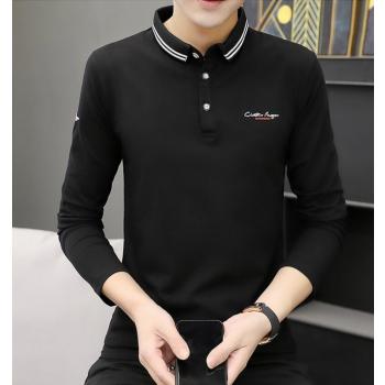 Shirt Collar T-Shirt British Style Shirts For Men
