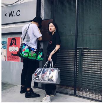 Short Sequins Handbag High Capacity Messenger Bag