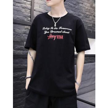 Short Sleeve Summer Couples T-Shirt Korean Style Loose Tops For Men