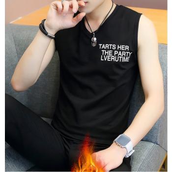 Sleeveless Thermal Vest Thick Bottoming Shirt For Men