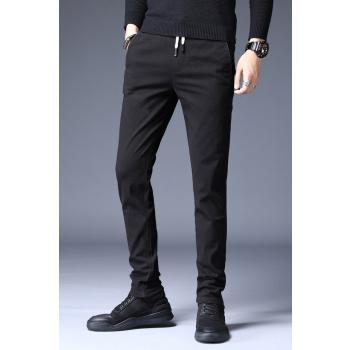 Slim Fashion Feet Casual Pants Autumn Sueding Suit Pants For Men