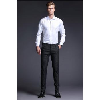 Slim Korean Style Casual Pants Autumn Black Pencil Pants For Men