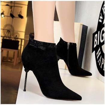 Slim Low Cylinder Short Boots Sexy Women's Boots