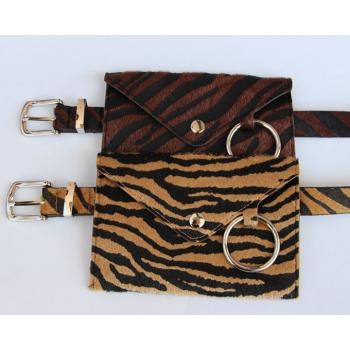 Small Leopard Phone Package Autumn Round Waist-Bag