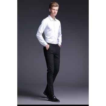 Sueding Elasticity Pencil Pants Autumn Casual Pants For Men