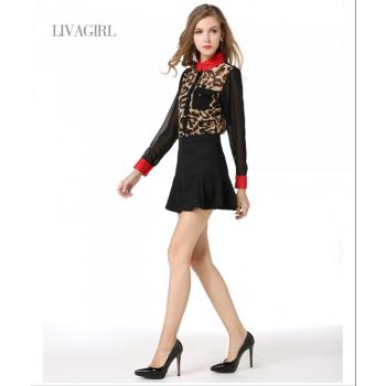 Summer Large Yard Chiffon Shirt European Style Shirt
