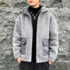 Autumn And Winter Lambs Wool Coat Winter Jacket For Men