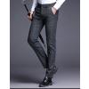 Business Slim Plaid Pants Autumn Elasticity Pants For Men