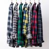 Flannel Plaid Casual Sueding Long Sleeve Shirt