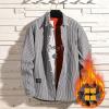 Handsome Thick Long Sleeve Plus Velvet Shirt For Men