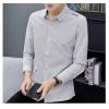 Korean Style Plus Velvet Shirt Casual Autumn Tops For Men