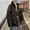 Korean Style Winter Hooded Coat Student Loose Work Clothing
