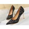 Low Rhinestone High-Heeled Shoes Sexy Shoes For Women