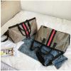 Portable Fashion Unisex Mixed Colors Stripe Shoulder Travel Bag