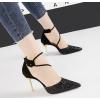 Sequins High-Heeled Shoes European Style Sandals For Women