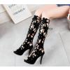 Sexy European Style Sandals Fish Mouth Catwalk Summer Boots