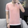 Short Sleeve Summer Tops Slim Bottoming Shirt For Men